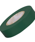 Heavy Duty Pvc Electrical Tape Rated Up To Six Hundred Volts With Rock Hard Sunlight And Chemical Resistance That Actually Grips Tight On Any Wire Bundle Indoors Or Outdoors, green roll.