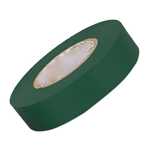 Heavy Duty Pvc Electrical Tape Rated Up To Six Hundred Volts With Rock Hard Sunlight And Chemical Resistance That Actually Grips Tight On Any Wire Bundle Indoors Or Outdoors, green roll.