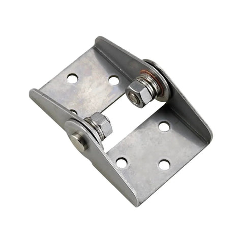 304 stainless steel adjustable torque hinge for industrial machinery with mounting plate and bolts, 1 pc