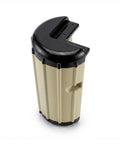 Dock Bumper Marine Dock Protector Built Tough Weather Resistant Design Easy Mount Installation Helps Reduce Surface Marks on Docks Piers and Boat Slips Brown Corner, brown corner perspective view.