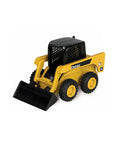 1/32 Skid Steer Toy For Kids Ages 4 To 5 With Liftable Loader Arms And Tilting Bucket Realistic Construction Vehicle Front View
