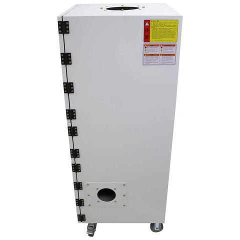 Industrial Pulse Dust Collector With PTFE Filter for 0.3 Micron Dust and 99.8 Percent Efficiency, side view