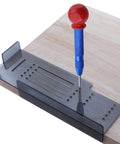 Silver Cabinet Handle Template Tool For Quick Marking And Drilling Of Cabinet Knobs And Pulls Plastic Hardware Templates