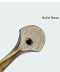 Close-up of solid base on Antique Bronze Zinc Alloy Cabinet Handles Set For Drawers And Cupboards, Smooth Finish, No Fuss.
