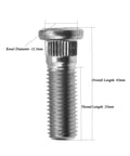 10Pcs M12x1.5 Wheel Studs 43mm Lug Bolts for Honda Accord Civic CRV CRX Fit HRV Insight Element Prelude S2000 Acura Integra