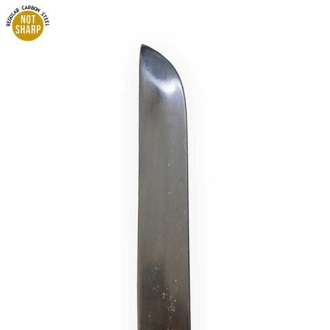Close-up of blade tip from Genji Deflect Blade Replica Sword From Overwatch 54 Cm Carbon Steel With Scabbard 1.7 Kg Weight