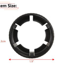 Headlight Bulb Socket Clip For Ford Vehicles Compatible With OEM Code E9FZ13N019A size details, black plastic material