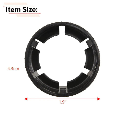 Headlight Bulb Socket Clip For Ford Vehicles Compatible With OEM Code E9FZ13N019A size details, black plastic material