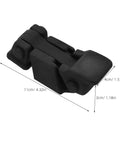 Heavy Duty Rubber Toggle Latch M6 And M8 Black Cabinet Catch For Truck Toolbox With Vibrations Buffer Quick Install Buckle Replacement, 11x4x3cm