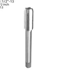 Pro Grade 1/2 Inch 13 UNC Tap for Right Hand Threads Machine Thread Tap 1/2 Inch Cut 13 Teeth Per Inch 2B 2A steel tap