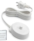 Inductive Travel Charger For Electric Toothbrushes No Fuss Compatible With 3757 3756 Pro Series And Genius Models, 110-220V Base