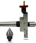 MT2 Tailstock Compatible Precision Taper Turning Attachment With Interchangeable Revolving And Dead Centers For Pro Grade Lathe Work