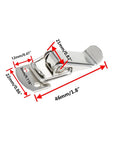 Mini Stainless Steel Toggle Latch Set For Toolbox Drawer Cases Chests Durable Heavy Duty Anti Corrosion Latches dimensions shown