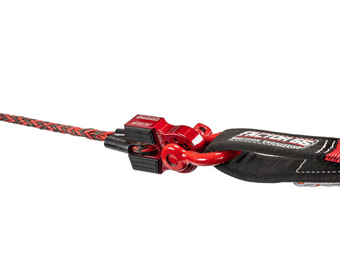 FlatLink Folding Winch Shackle Bracket For Off Road 4x4s, Low Profile Mount, 16,000 Lb Working Load, 40,000+ Lb Ultimate Failure, Red