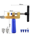 Manual Ceramic Tile Opener And Cutter Tool With Aluminum Alloy Body 3-15mm Cutting Range For Easy Tile And Mirror Cutting DIY Friendly Tile Tool For Home Renovation And Construction In Assorted Colors, with 100mm handle and 85mm head