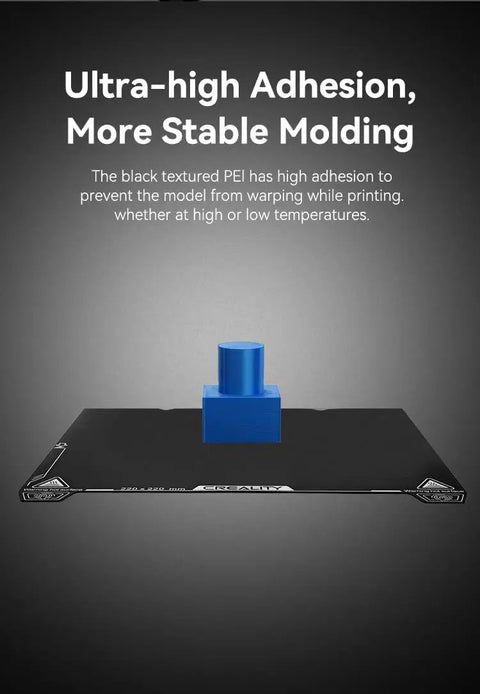 Heavy Duty Magnetic Pei Build Plate For Creality Ender 3 Series 235X235mm Rock Solid Adhesion And Super Slick Surface That Lets You Peel Finished Models Daily Like A Total Breeze Badass Flexible Steel Bed
