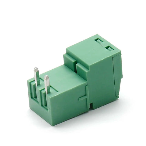 10 Pack 3.81mm Pitch 2 Pin PCB Screw Terminal Block Connector Plug KF2EDGK Green 300V 8A Wiring Range 28 To 16 AWG Durable