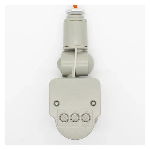 Outdoor Motion Sensor Light Switch 220V AC Auto Infrared PIR For LED Lighting, Easy Install No Fuss, Weatherproof Smart Switch For Porch Patio Garage, Auto On Off Day Night Detection, front view
