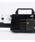 Heavy Duty Electric Cable Crimping Tool With Auto Wire Stripping And Cutting Functions, side view showing motor and blade features.