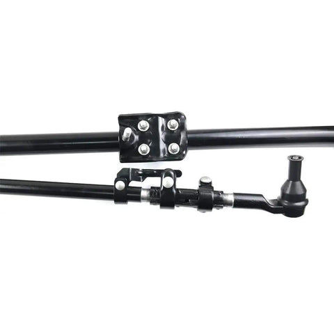 Beefed Up Steering Linkage Assembly Replacement For 2003 2013 Ram 2500 3500 And 2006 2008 Ram 1500 4WD Tie Rod Drag Link Pitman Arm Kit OE Part 05154661AD 5154661AC black steel steering linkage kit