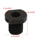 Premium M10 Angle Grinder Wheel Conversion Adapter For 100mm Power Tools, detailed view of threaded steel hub.