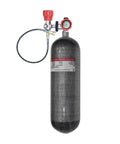 6.8L Carbon Fiber HPA Tank 4500 PSI PCP Air Tank For Paintball And Scuba Gear, Durable AL6061 Core With Valve and Gauge