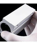 Top Shelf Precision P5 Linear Ball Bearing Block And Slide Unit For CNC Routers And 3D Printers in hand, showcasing aluminum design.