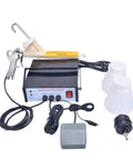 Portable Powder Coating System Paint Spray Gun With 5 Stage Adjustable Dial And 110V Plug In Design for easy operation and setup.