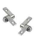 Two Sets Of 360 Degree Torque Friction Hinges With Carbon Steel Shafts And Screws, Left And Right, Small Size 29 X 18 X 8 Mm