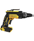 Side view of 20V Max Brushless Drywall Screw Gun Tool Only DCF630B With Variable Speed, Four Modes, High And Low Settings