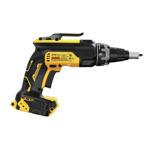 Side view of 20V Max Brushless Drywall Screw Gun Tool Only DCF630B With Variable Speed, Four Modes, High And Low Settings