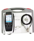Badass Handheld Vibration Tester Built Tough For Dead Simple Acceleration Velocity And Displacement Testing with display and cables.
