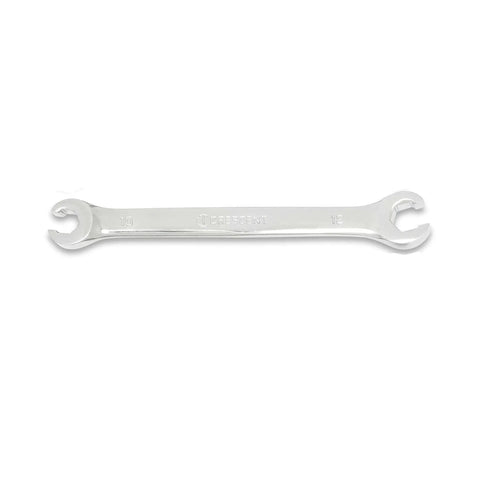 Three Piece Metric Flare Nut Wrench Set With Hex Head Design Perfect For Softer Nuts Chrome Vanadium Steel Build, one wrench visible