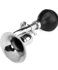 Kick Up Your Ride With This Loud Classic Retro Bike Horn For Nakto Classic Cruiser E-Bike Ensures Safe Cruises And Sharp Alerts During City Commutes Or Neighborhood Journeys chrome bike horn with rubber bulb and clamp