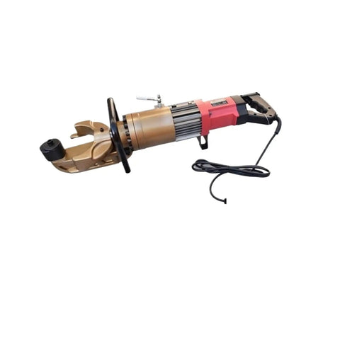 Portable Electric Hydraulic Rebar Cutter And Bender with copper core motor, designed for cutting and bending steel bars.