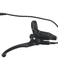 Aluminum Alloy Hydraulic Brake Levers For Electric Bikes And E Scooters With Mineral Oil System Waterproof 2 Pin Connector black lever
