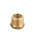 3/8 Inch Male To 1/4 Inch Female NPT Brass Hex Bushing Reducing Adapter For Pipe Fittings No Fuss Hex Head NPT Threaded Reducer
