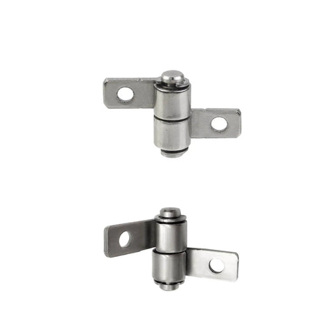 Two Sets Of 360 Degree Torque Friction Hinges With Carbon Steel Shafts And Screws, Left And Right, Small Size 29 X 18 X 8 Mm