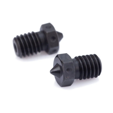 Kickass Hardened Steel V6 Nozzle Built Rugged For Pei And Carbon Fiber Filament Printing With Top Shelf Heat Resistance That Gets Your 3D Printing Rig Rolling Smoothly