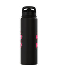 Women’s Water Bottle For Mud Run Stainless Steel Double Wall Insulated Leak Proof BPA Free Dishwasher Safe Keeps Drinks Hot Or Cold