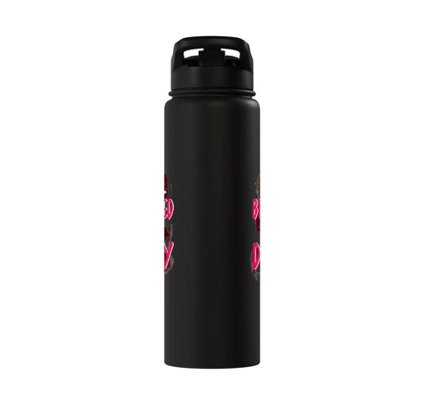 Women’s Water Bottle For Mud Run Stainless Steel Double Wall Insulated Leak Proof BPA Free Dishwasher Safe Keeps Drinks Hot Or Cold
