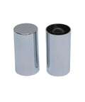 20 Pack Chrome ABS Screw On Lug Nut Covers 33mm Fit 4 Inch Height Cylindrical Design for Semi Trucks Durable Chrome Plated Easy Install