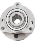 Pontiac G5 Front Wheel Hub Assembly Driver Or Passenger Side 4 Stud Ball Bearing 33 Spline 4 By 3.94 In Bolt Pattern Replacement For 22701520 Direct Fit