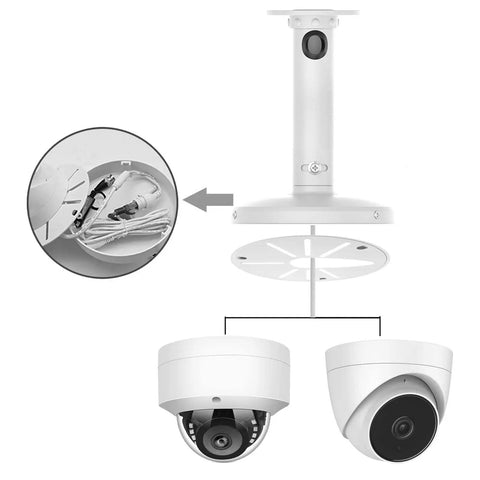 Universal Aluminum Security Camera Wall Mount Bracket For Indoor Outdoor Cctv Dome Ip Cameras Heavy Duty Weatherproof Metal Stand Fits Like A Champ With Solid Construction And Rock Hard Protection
