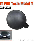 Slick Front Bumper Tow Hook Cover Towing Eye Cap Drop In Replacement Unpainted Aftermarket Hardware Tight Fit For Tesla Model Y 2021 2022