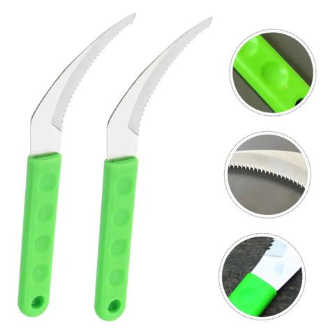 Two Piece Manual Weeding Sickle Tool Set For Quick Garden Clearing And Harvesting Portable Multi Functional Garden Tool For Flowers And Veggies