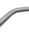 Built Like A Tank 3/4 Inch PVC Coated 45 Degree Conduit Elbow For Electrical Wiring Runs Steel Construction, gray with red ends.
