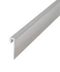 Aluminum J Channel for One Sixteenth Inch Panels Cap Moulding 72 Inch Long Pro Pack 10 Pieces 60 Feet Total Mill Finish 6063 T5 Rust Resistant for Framing Signage Poster Boards and Acrylic; silver profile