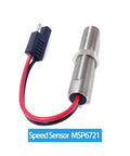 Speed Sensor Magnetic Pickup MPU For Generators And Industrial Machinery Replacement Part With Anti Vibration And Anti Interference Performance Ideal Spare For Power Units Diesel Engines Portable Gen Sets And Rotational Equipment, threaded metal sensor with red and black wires