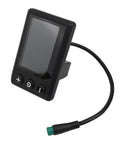 LCD Display For Ebike And Scooter 24V To 72V Smart Color Meter With Waterproof Connector, OMD 2 Communication